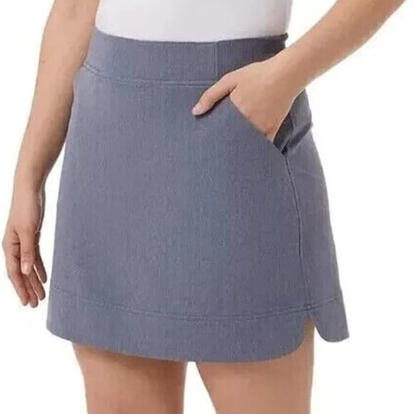 32 Degrees Size L Golf / Tennis / Sport Skort Heather Hero Navy Color, EUC - Picture 2 of 11